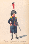 Bataafsche Republiek. Artillerie Officier van 8 Armee(..?). 1806