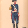 Bataafsche Republiek. Stafmuzikant, Garde Infanterie (klein uniform). 1806