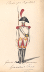 Bataafsche Republiek. Garde van de Raadpensionaris, Grenadier te Paard
