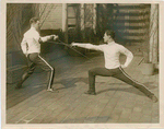 J.R. Huffman and G.J. Wolf of Yale, 1925, Intercollegiate Saber Champions