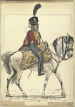 Koninklijk Holland. Trompette du 3 Hussards. 1806