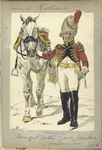 Koninklijk Holland. Trompetter der Garde Kavalerie (Grenadier te Paard). 1806