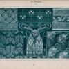 Plant forms, female figures