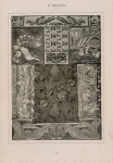 Plant forms, fish, female figures