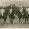 Devereux Milburn, Harry Payne Whitney, Monty Waterbury and Larry Waterbury