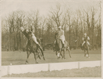 A Side Shot Off the Boards During a Polo Game at Lakewood, New Jersey