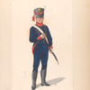 Koninklijk Holland. Kanonier van de Veld Artillerie. 1806