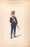 Koninklijk Holland. Kanonier van de Veld Artillerie. 1806