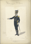 Koninklijk Holland. Officier van h. 2. R. Jagers. 1806