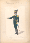 Koninklijk Holland. Officier van h. 2. R. Jagers. 1806