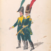 Holland. Voltigeur und Grenadier Jager Officier. 1806