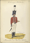 Koninklijk Holland. Muziekant 9-e Reg. Linie Infanterie. 1806