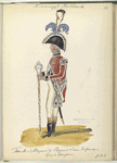 Koninklijk Holland. Tamboer Majoor van Regiment Linie Infanterie (Grand uniform). 1806