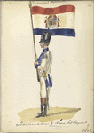 Koninklijk Holland. Standaarddrager 2 Linie Infanterie Regiment. 1806