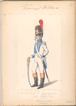 Koninklijk Holland. 2 Linie Infanterie Regiment Lieutenant van Grenadiers. 1806