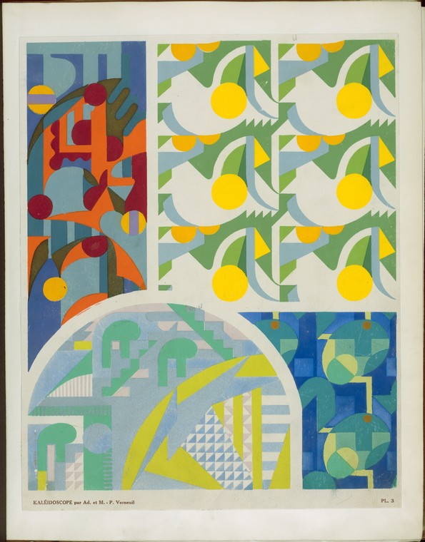 Four abstract motifs - NYPL Digital Collections