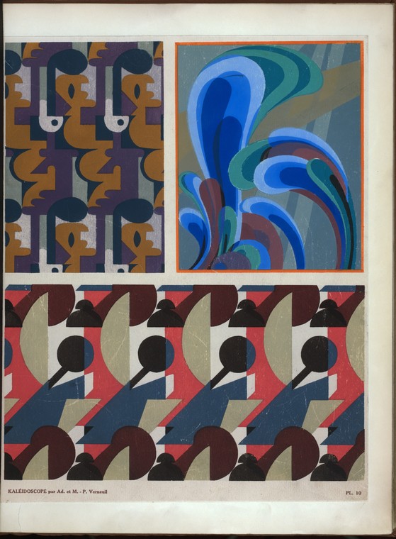 Three abstract motifs - NYPL Digital Collections