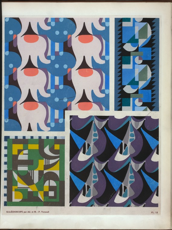 Four abstract motifs - NYPL Digital Collections