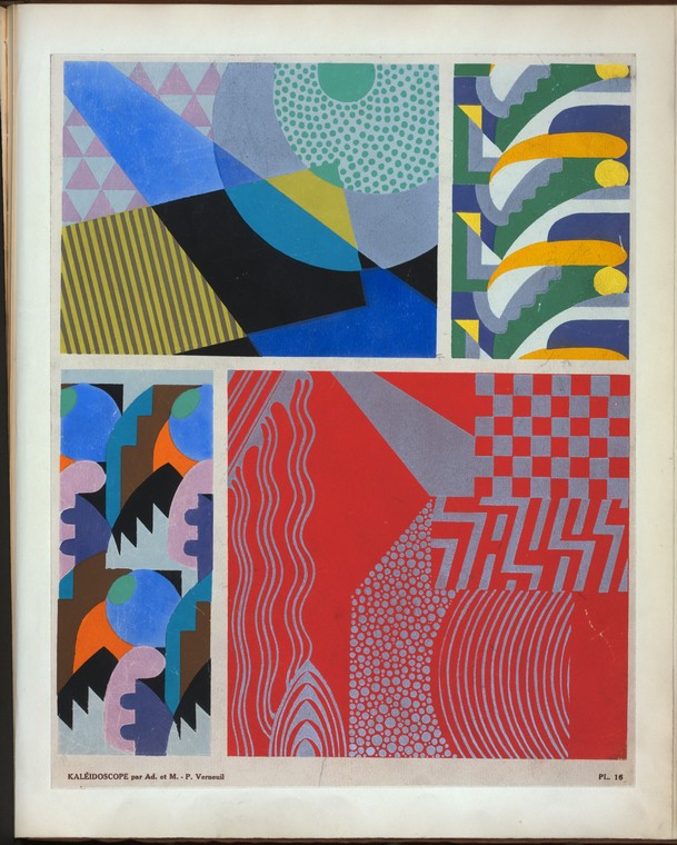 Four abstract motifs - NYPL Digital Collections