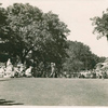 Chick Evans Teeing Off in the 1928 Walker Cup Matches, Wheaton, Ill.