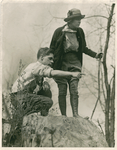 Hikers in the Country Near New York City