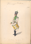 Koninklijk Holland. Tamboer van h. 5 Reg. Linie Inf. 1806