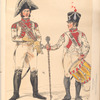 Koninklijk Holland. Tamboer Majoor en Trommelschlager  3 Reg. Linie Infanterie. 1806