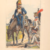 Troupes Alliées. -- Hollande. -- Dragon de Grosse Cavalerie Cuirassiers du 2 Régiment, anciennne et nouvelle tenue. 1806-1807