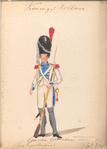 Koninklijk Holland. Garde Grenadier (Eerste ). 1806