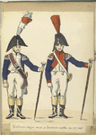 Tambour-major du 4-r et Tambour-maitre du 2-en regimentes