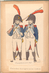 Grenadiers du 6 reg-t en ancien uniforme