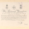 Text ] Wij Lodewijk Napoleon. Door de Genade Gods en de  Constitutie der Rijks. Koning van Holland. [.]
