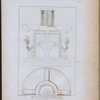 Plan et coupe de la table indiquée à la planche précédente.