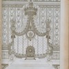Vue du trône de l'empereur au Palais des Tuileries.