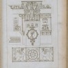 Entablement, chapiteau et détails du cabinet du roi d'Espagne.
