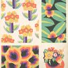 Four floral compositions