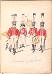 Koninklijk Holland. Stafmuziekanten, 9 Reg. Infanterie. 1807