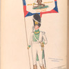 Holland. Vaandeldrager 6 Reg. 2 Bataillon. 1807