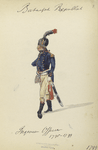 Bataafsche Republiek. Ingenieru Officier 1795-1799