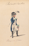 Bataafsche Republiek. Dragonder Officier