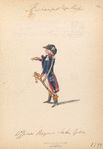 Bataafsche Republiek. Officier Regiment Saksen Gotha