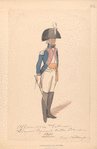 Officier vom Valloner Dragoner Regiment Center Oranien. Naar Stoetrup