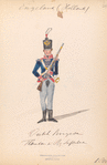 Engeland (Holland). Dutch Brigade. Flanken (?) 2. Reg Infanterie