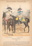 Batavische Republik. Batavische Reiterei: 1. Kavallerie-Regiment, 2. Kavallerie-Regiment