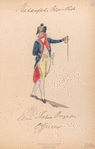 Bataafsche Republiek. Eerste Halve Brigade Officer