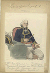 Bataafsche Republiek. Mr. Pieter Gerhardus van Overstraten. Gouverneur Generaal van Oost-Indie in uniform van Generaal der Bataafsche Republiek