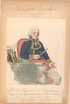 Bataafsche Republiek. Mr. Pieter Gerhardus van Overstraten. Gouverneur Generaal van Oost-Indie in uniform van Generaal der Bataafsche Republiek