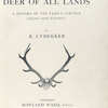The deer of all lands; a history of the family Cervidae living and extinct, [Title page]