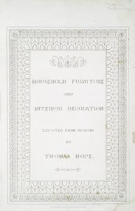Household furniture and interior decoration