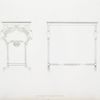 No. 1 and 2. End and front of a small dressing or toilet table, ornamented with the bird of Venus.